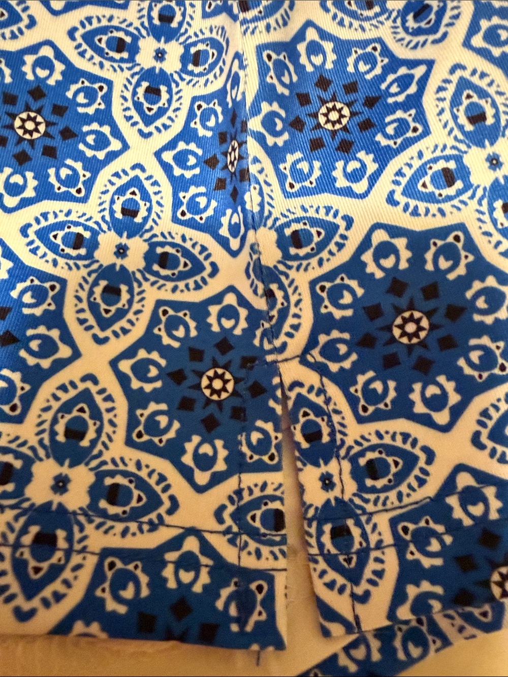 Blue Patterned Skort - Picture 6 of 6